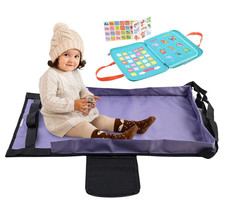 Airplane Seat Extender For Kids Toddler Plane Bed With Montessori Busy Board