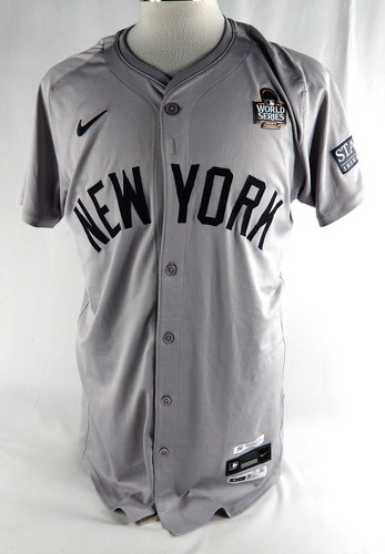 2024 New York Yankees Marcus Stroman #0 Game Issued Grey Jersey World Series P - 第 1/10 張圖片