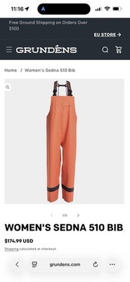 Grundens Women s Sedna Bib Waterproof Overalls