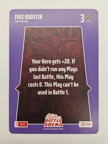2026 Bo Jackson Battle Arena Lineup Free Booster SSP PL-11