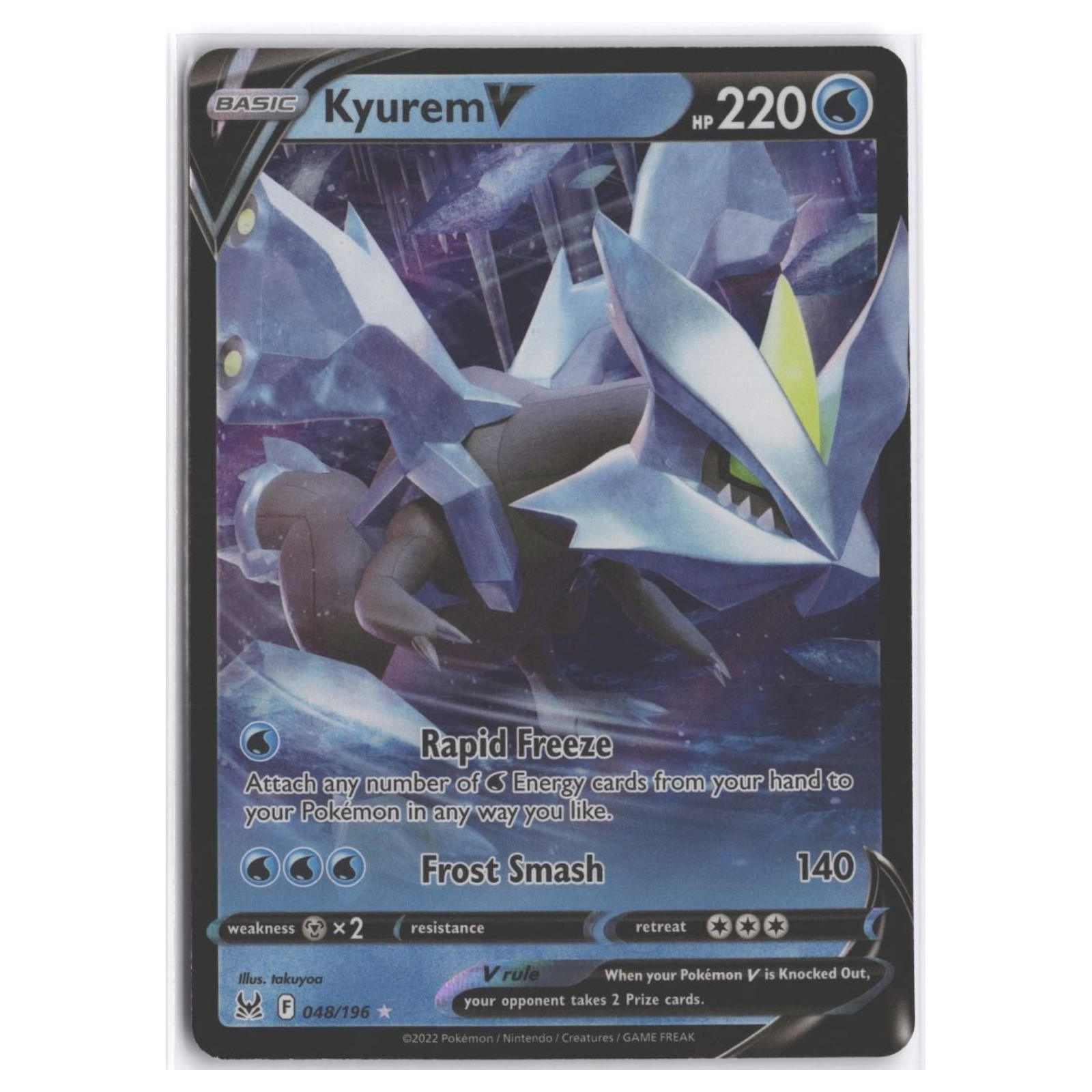 Kyurem V #48 2022 Sword - Shield Ultra Rare Pokemon Card