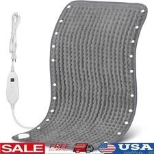 2-in-1 Electric Heating Pad Ultra Soft Washable Foot Warmer W/ Auto Shut Off New