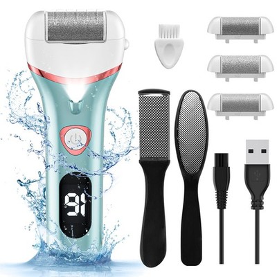 Electric Foot Callus Remover, Rechargeable Portable Electronic Foot File Pedi...