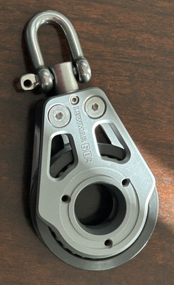 Lewmar 60R - 60mm Single High-Load Racing Block With Stainless D Ring