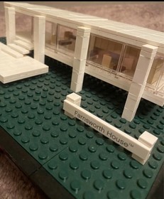 Lego 21009 Architecture Farnsworth House Frank Lloyd Wright Complete Set no Box