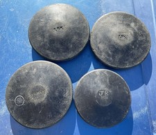 4x Black Rubber Discus 3 1.6 Kg  1 1.0 Kg Track Field Discus Throwing Disc