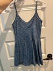 Bandana Print Sports Dress Size Small Women's Blue White Skort Sleeveless Tennis — photo 4