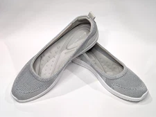 Easy Spirit Glitz Silver Women's Skimmer Flats - Size 9.5 NWB