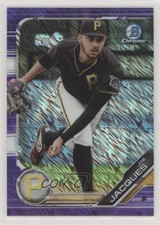 2019 Bowman Chrome Prospects Purple Shimmer Refractor Joe Jacques #BCP-224 8em