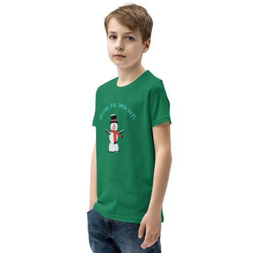 Praying for Snow Days Youth Short Sleeve T-Shirt - Picture 13 of 13