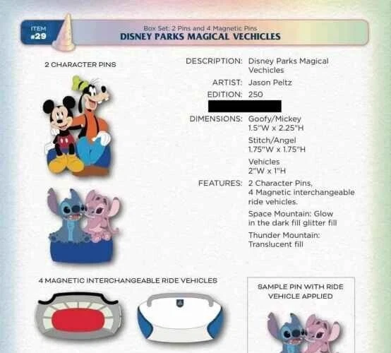 🪄 迪士尼魔术 Hap-Pins 限量 LE 250 针:2023 米奇和高飞魔法 Hap 针 — 第 3/3 张图片