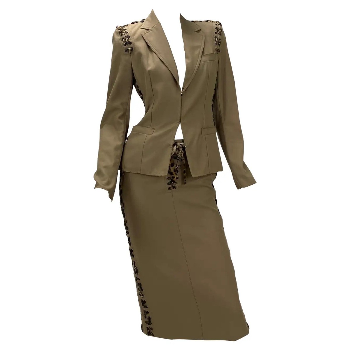 サファリトムフォード　スェウェットシャツ Tom Ford for Yves Saint Laurent SS 2002 Safari Blazer and