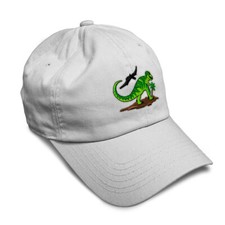 Soft Women Baseball Cap Dinosaurs C Embroidery Dad Hats for Men Buckle Closure