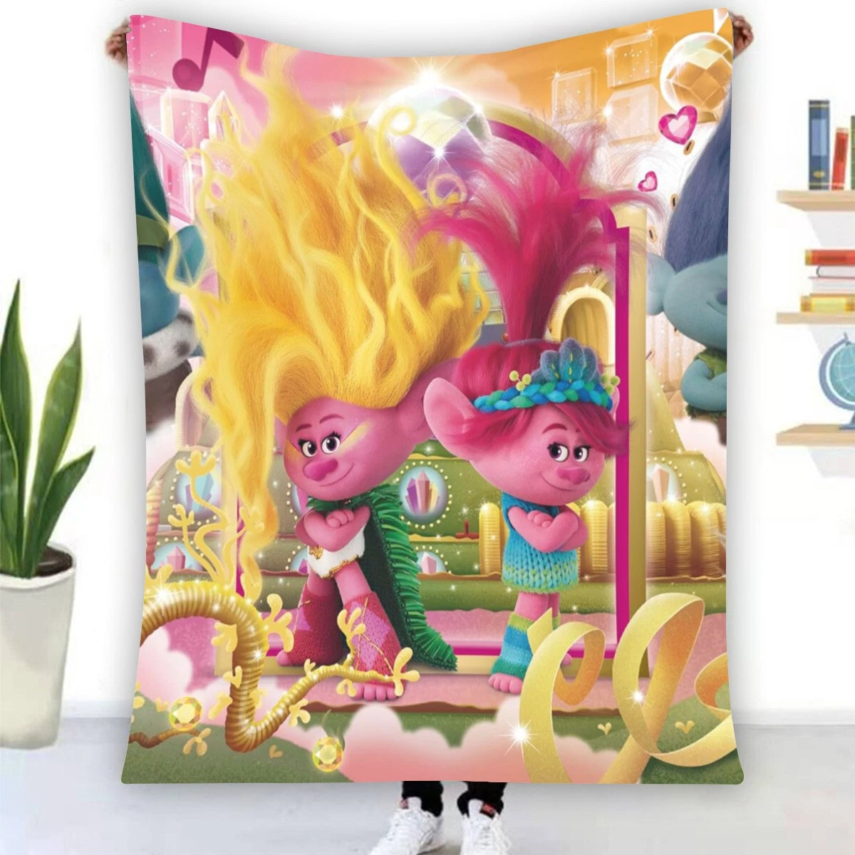 Trolls Stars Fleece Blanket