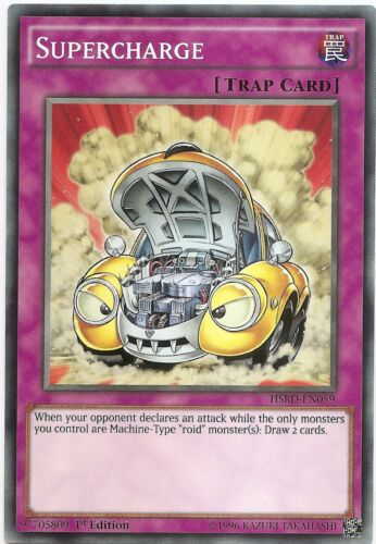 Supercharge HSRD-EN059 Yu-Gi-Oh Card 1st Edition New - Picture 1 of 3