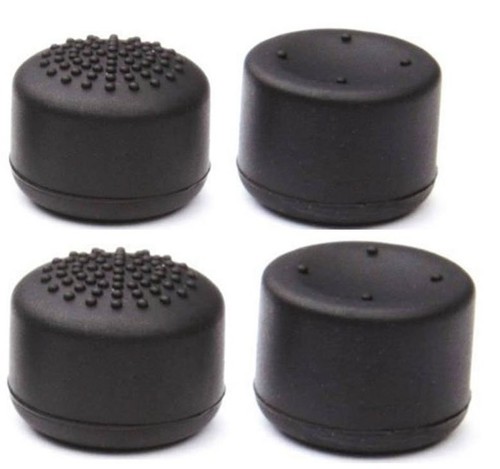 Accuracy Rubber Thumb Grips Extenders for PS4 DualShock Controller Pack of Four - Picture 2 of 4