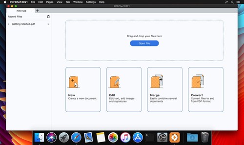 New : Movavi PDF Chef , PDF Editor Converter for Macintosh - Picture 2 of 3