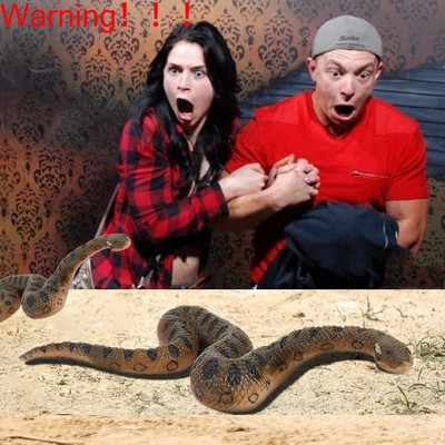 lifelike fake snake