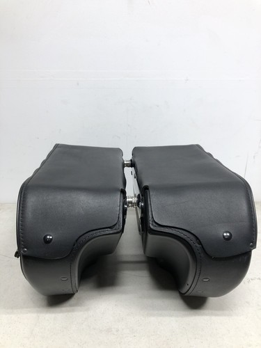 Harley-Davidson Dyna Leather Saddlebags 2002-2017 79300-06D B307 - Picture 6 of 19