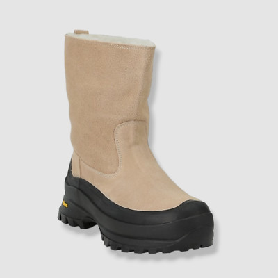$500 Diemme Women's Beige Belluno Suede & Rubber Boots Shoes Size EU 36/US 6