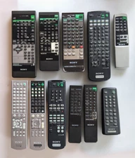 Genuine SONY Remote Controls for AUDIO/VIDEO SISTEMS. Assorted. Tested.USA Sale.