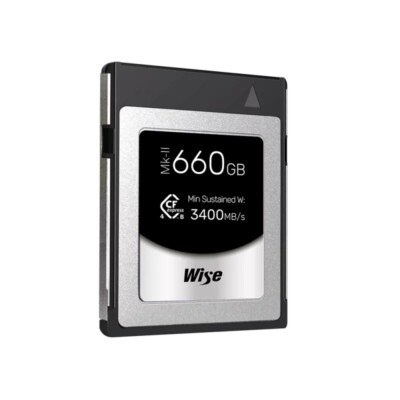 Wise CFexpress 660GB 4.0 Type B PRO Mk-II  Memory Card