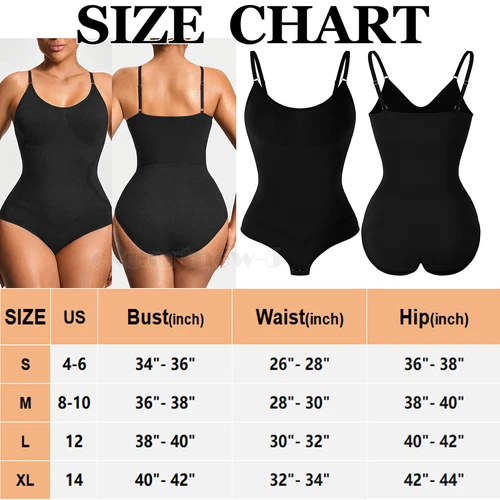 Bauchkontrolle Bodysuit Slip Sculpting Shaper Tank Top Bodys Snatched Waist - Bild 35 von 66