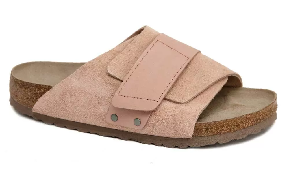 Birkenstock Sandals Kyoto Soft Pink Suede Nubuck leather regular