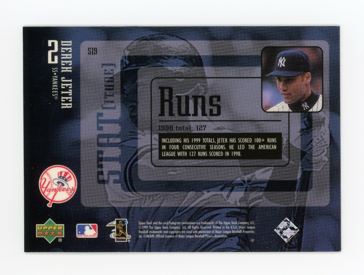 DEREK JETER 1999 Upper Deck Stat(itude) #S19 New York