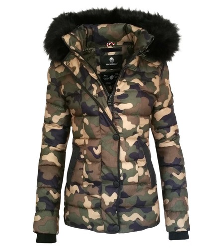 Chaqueta acolchada de mujer Marikoo Unique otoño invierno parca corta abrigo cálida capucha - Imagen 45 de 46
