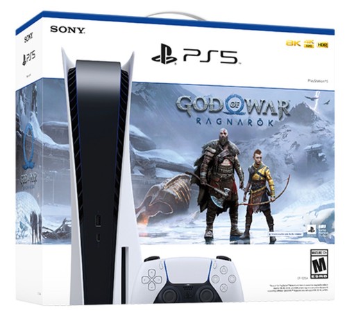 Nuovissima console Sony PlayStation 5 edizione disco God of War Ragnarok Bundle PS5 - Foto 3 di 7