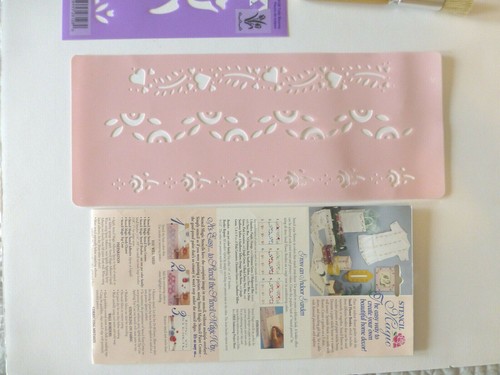 Vintage Stencils & Brush Rag Shop Country Floral Lot of 7 Home Decor Crafts NEW - Picture 6 of 12