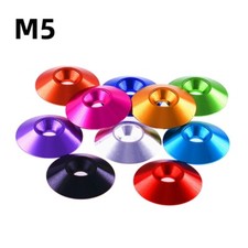 Countersunk Washers Anodised Aluminium Alloy Fairing Outer diameter 20mm M5