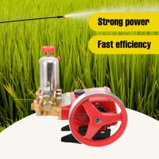 High Pressure Triplex Cylinders Plunger Pump Agricultural Motor Sprayer Pump US
