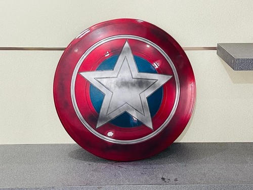 Captain America Shield Marvels Avengers Halloween Heavy Aluminium Shield Replica - Picture 1 of 5