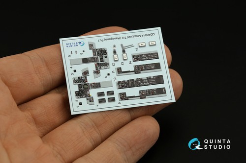 Quinta Studio 1/48 Mitsubishi T-2 impreso en 3D y color interior (Hasegawa) - Imagen 4 de 13