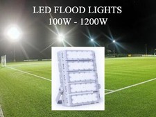 100W-1200W L.E.D. Sports Field and Pitches-Football-Tennis-Basketball-Lights