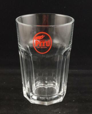 2 Pitu Gläser, Caipirinha Glas, Cocktail/Longdrinkglas, Logo rund, 2 Stück ,Neu!