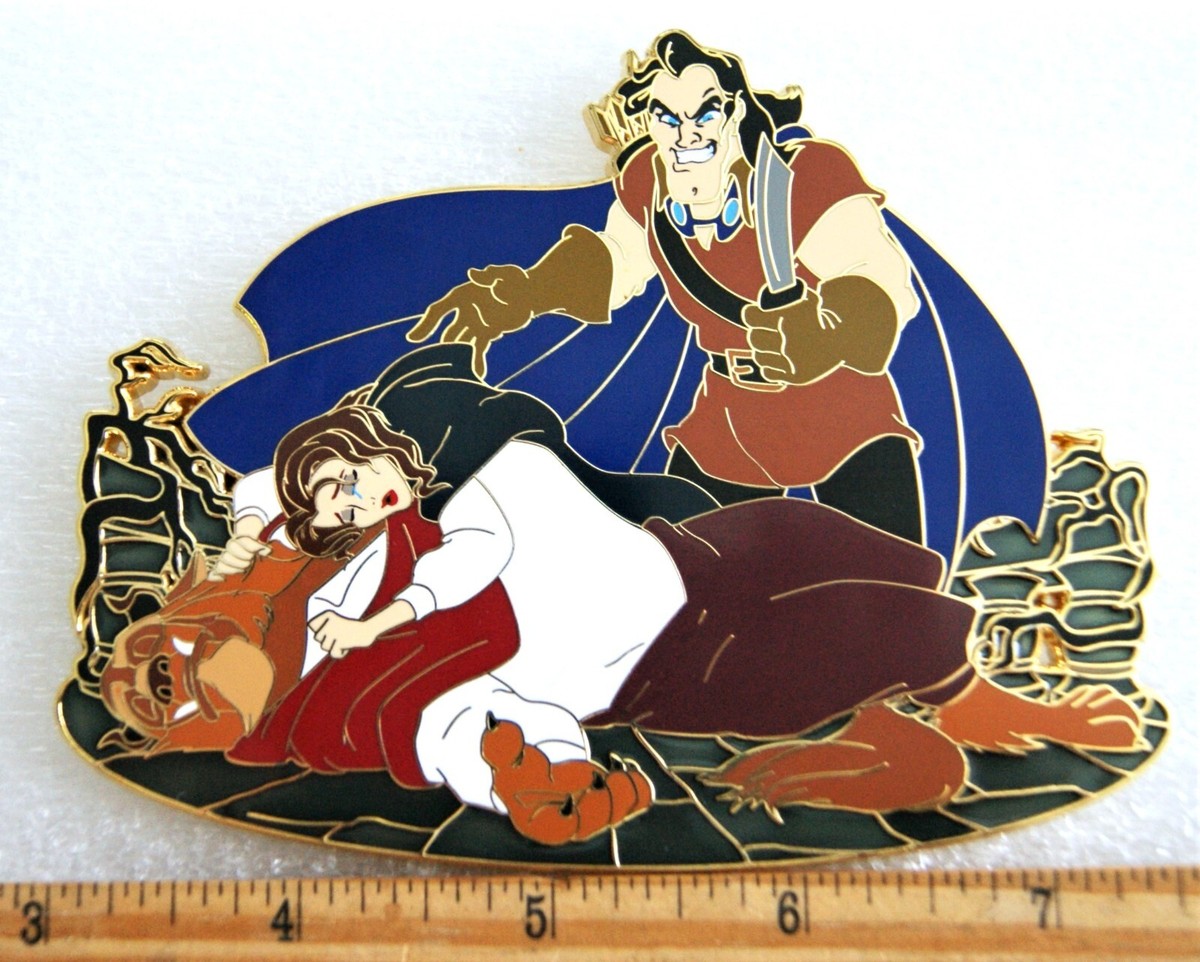 Despair Beauty and the Beast Belle Gaston Evil Gypsy Fantasy Pin