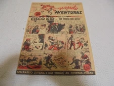 1951 Cisco Kid Portuguese Comics Magazine Mundo de Aventuras #119