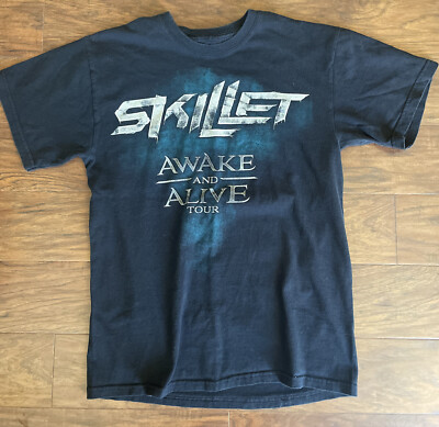 SKILLET awake and alive 2009 ツアー クルーTシャツ 2009 Skillet “Awake And Alive Tour” T-Shirt - Adult Small | eBay