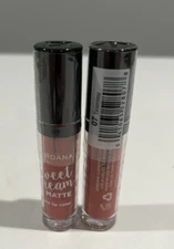 2 PCS OF JORDANA SWEET CREAM MATTE LIQUID LIP COLOR TIRAMISU MLC-07 .11OZ