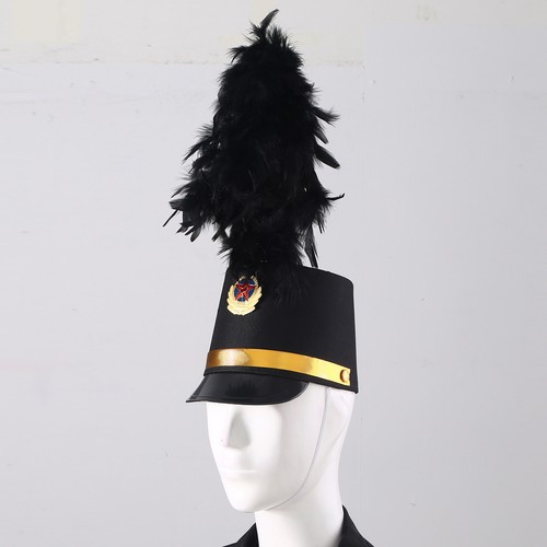 FEESHOW Drum Band Hat Toy Soldier Hat Costume Headband Kids Nutcracker Hat AU - Picture 29 of 31