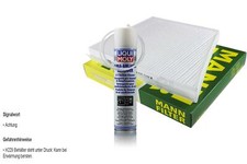 MANN-Innenraum-Filter+Klima-Reiniger für Mercedes-Benz E-Klasse W211 T-Model