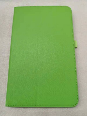 Kunstleder Tasche für Samsung Galaxy Tab A6( 10.1 Zoll) T580 Schutz Hülle  grün