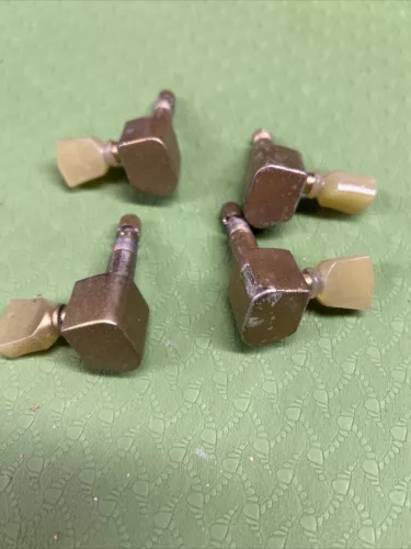 Gibson Robot Tuners X 4 For Parts Or Repair Guitar Gold Golden G Force