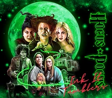 Hocus Pocus Sublimation Print for 20oz Tumbler, Heat Transfer Image, Wrap