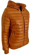 Piumino bomber donna invernale giubbotto double face Reversibile pelliccia caldo