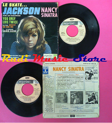 LP 45 7'' NANCY SINATRA Jackson I can't grow peaches on a cherry no cd mc dvd