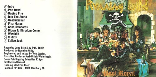 Running Wild – Port Royal (CD, 1988, Noise International) N 0122-3 - Picture 9 of 9